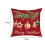 Kerstkussenhoezen rood 18x18 inch set van 2 3