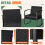 Set balansoar exterior din ratan PE, format din 3 piese 3