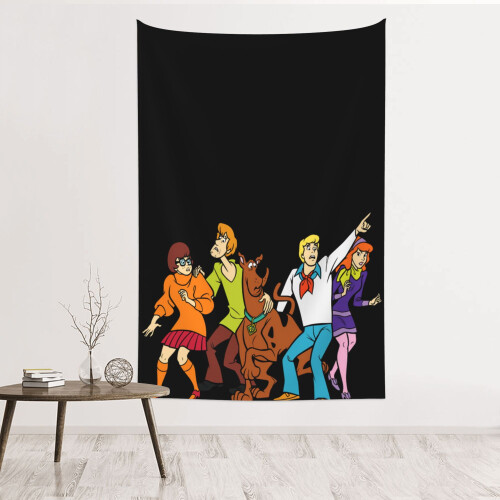 Scooby Doo -seinävaate – polyesteriä – 60x40 tuumaa –