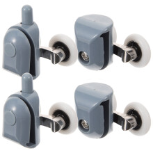 Duschdörrhjulset – Plast, 23 mm hjul, 4-pack