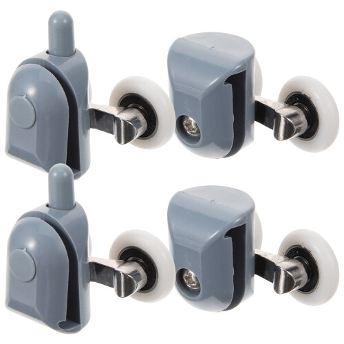 Duschdörrhjulset – Plast, 23 mm hjul, 4-pack