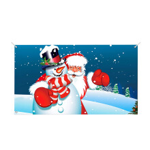 Christmas garage decoration fabric tapestry holiday