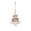 Set van 1 houten kerstboomversiering 1