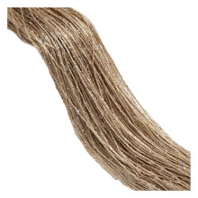 Glitter door curtain with silver ribbon and tassel