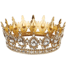 Diadema da principessa con cristalli