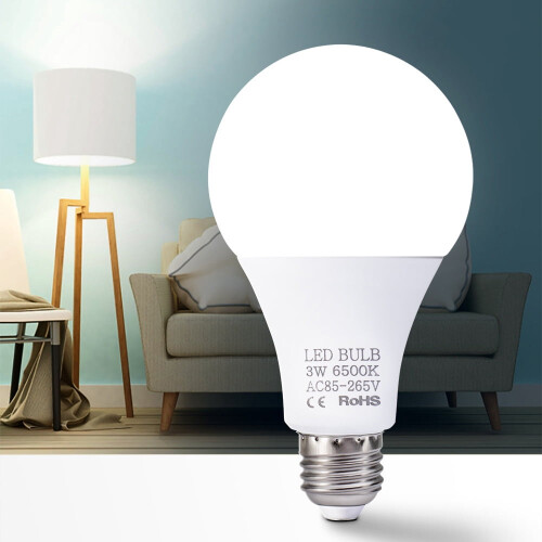 LED Bulbs E27 White Light 3W 6000-6500K 1