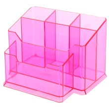Akryl neglebørsteholder Rosy 15,5x11x10cm