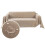 Wasserdichte Sofadecke 180x130cm Khaki 1