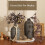 Contemporary vase black gray 9 inch boho style 4