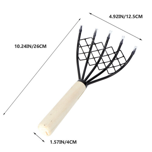 Musslor i kolstål med nät – 2-pack 1