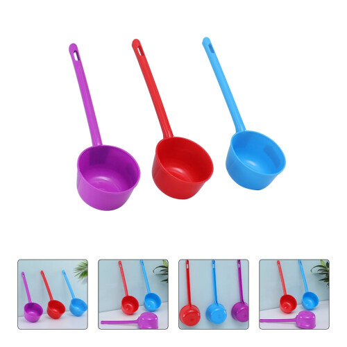 Polonic de apă din plastic cu mâner lung, pachet de 3 2
