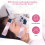 4-delt CPAP-hodebeskyttelse i myk sateng 3