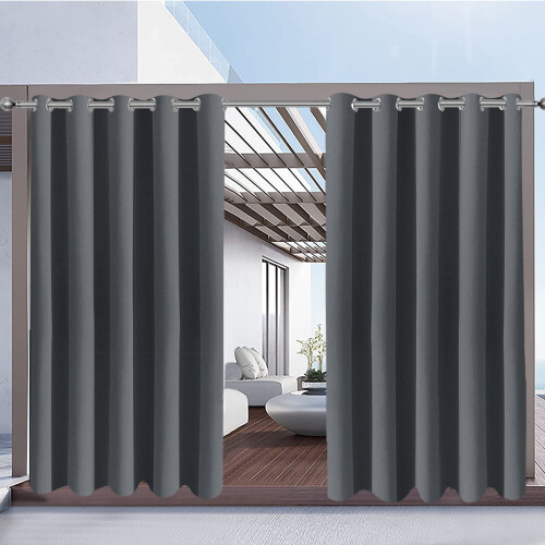 Outdoor Blackout Curtain – Polyester, Waterproof, Eyelet 1