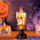Glob de noapte Halloween cu efect de apă și sclipici 5