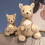 Kangourou en peluche réaliste, 30 cm 3