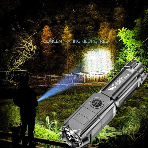 Φακός LED Zoom Tactical για εξωτερικούς χώρους 4 τεμάχια 2