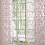 Peach Blossoms Voile Curtains Pink Semi-Sheer 4