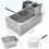 Friteuse électrique en acier inoxydable 6L 2500W 3
