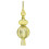 Gold Christmas Tree Topper, 9 Inch 2