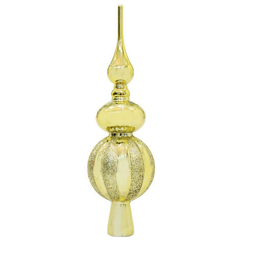 Gold Christmas Tree Topper, 9 Inch 1