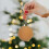 Décorations de sapin de Noël en forme de macarons en velours, 6 cm 4