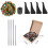 5ft Collapsible Sequin Christmas Tree with Metal Tube Stand 4