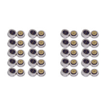 20 Paar 4PIN Runder 360 Blindabsaugung Wasserdichter Magnetischer Pogo-Pin-Anschluss Magnetischer Ladeanschluss