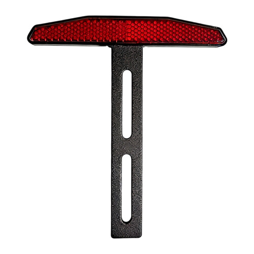 Universal Motorcycle License Plate Frame With 3 Reflective-Red