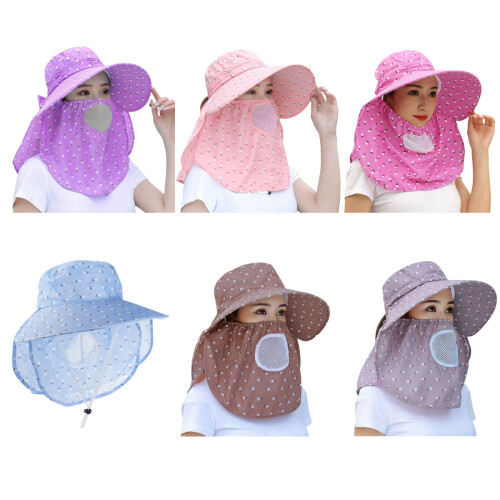 Wide Brimmed Sun Hat For Beach Camping Quick Dry-rose red 1
