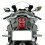 Anti Theft Motorcycle License Plate Holder With-Clear 4