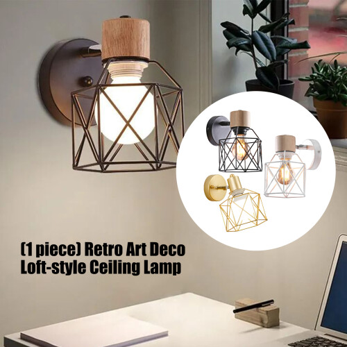 Industrial Wall Sconce Light-Type A black Without light bulb 2