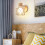Industrial Wall Sconce Light-Type A black Without light bulb 5