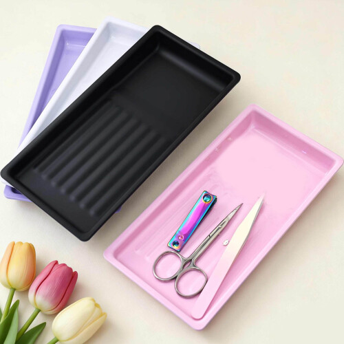 Large Capacity Nail Tools Sterilize Tray With Open-rose gold 2