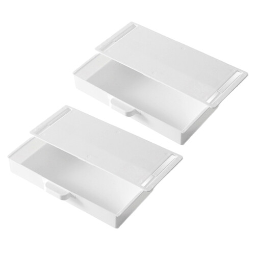 2 Piece Storage Solution For Household Essential And-White