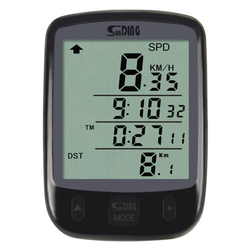 Sykkelcomputer Speedometer Kilometerteller med LCD-skjerm