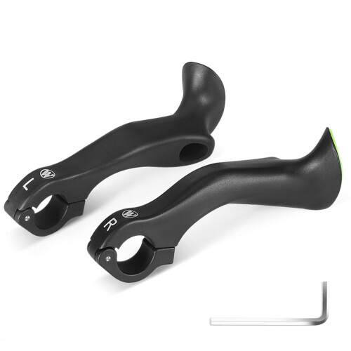 Ergonomiske cykelstyrsender til 21,8-22,2 mm MTB