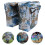 Vanntett Camo Canvas Bakseteveske For Sykkel Blå 1