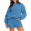 Women's 2-Piece Sweatshirt and Shorts Set 1