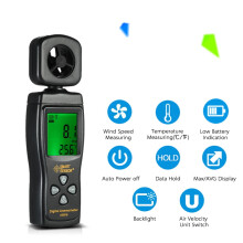 Anemometru digital SMART SENSOR cu afișaj LCD, măsurare vânt