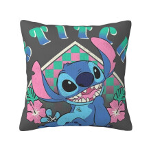 Dekorativní povlak na polštář Lilo a Stitch, oboustranný, 18x18 palců