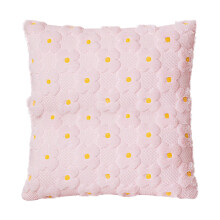 Funda de almohada Little Daisy Heart para niñas, de felpa, 1 unidad