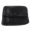 Black Plush Home Rug 40 x 40 cm 1