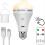 USB-C oplaadbare E27 LED-lamp met afstandsbediening, 7W 1