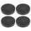 Stötsäkra möbelfötter – 4-pack, PP-harts, 6x6x1 1