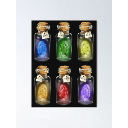 Kunsttryksæt med Infinity Stones