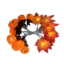 Halloweenske LED reťazové svetielka tekvicová dekorácia 10 m