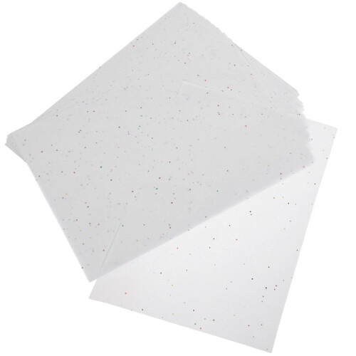 Hvide silkepapirark 100 stk. 29,7 x 21 cm