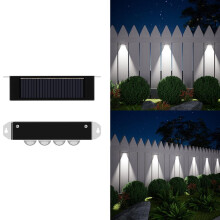 Applique solare da esterno in ABS impermeabile