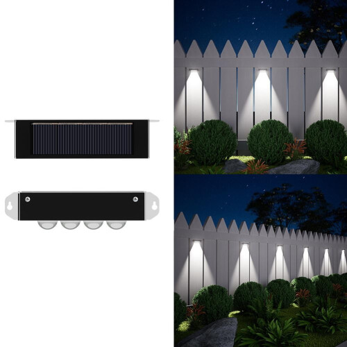 Solcellsvägglampa utomhus ABS vattentät