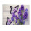 Lerretsbilde med lilla blomster 20 x 16 tommer 1